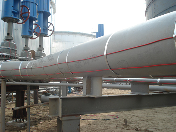 DN100石油管道電伴熱安裝方法